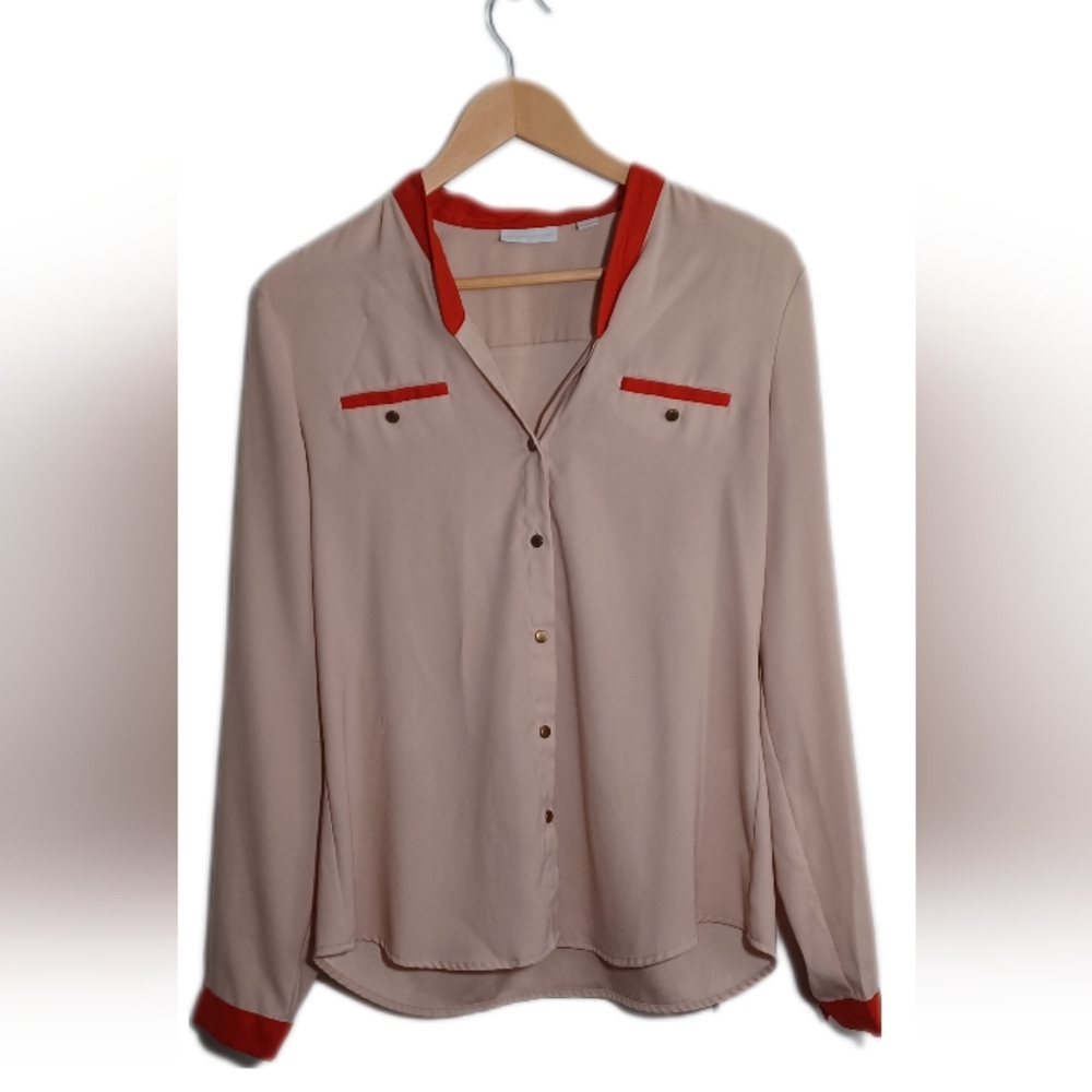 New York & Company Women's Long Sleeve Blouse. Size Medium.